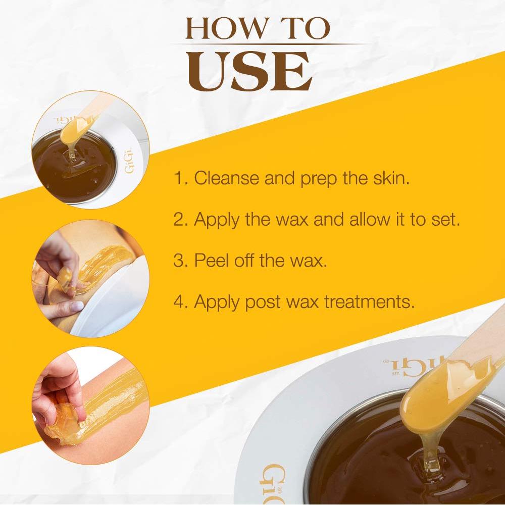 Cera Dura Brasileña GiGi 396 g para Depilación Sin Tiras