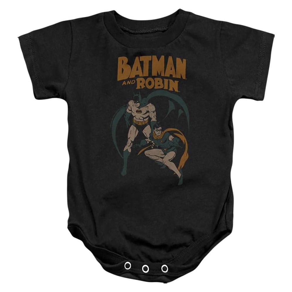 Body Unisex Bebé Batman & Robin Vintage 6 Meses Algodón