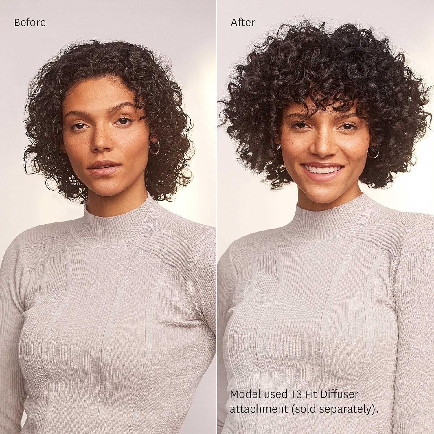 Secador de Pelo Compacto T3 Fit Grafito con Difusor