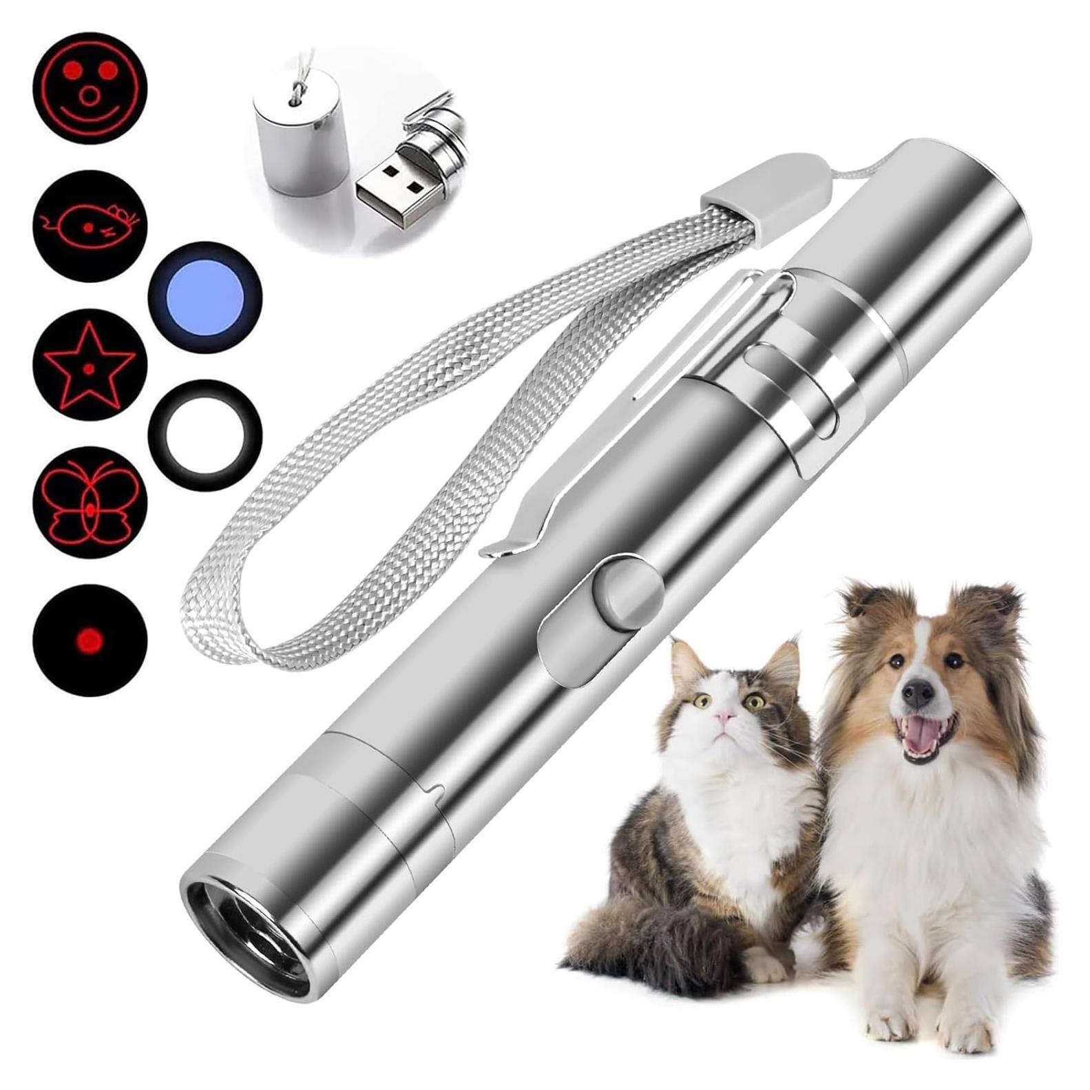 Juguete Interactivo para Gatos TBTeek, 3 Modos de Luz