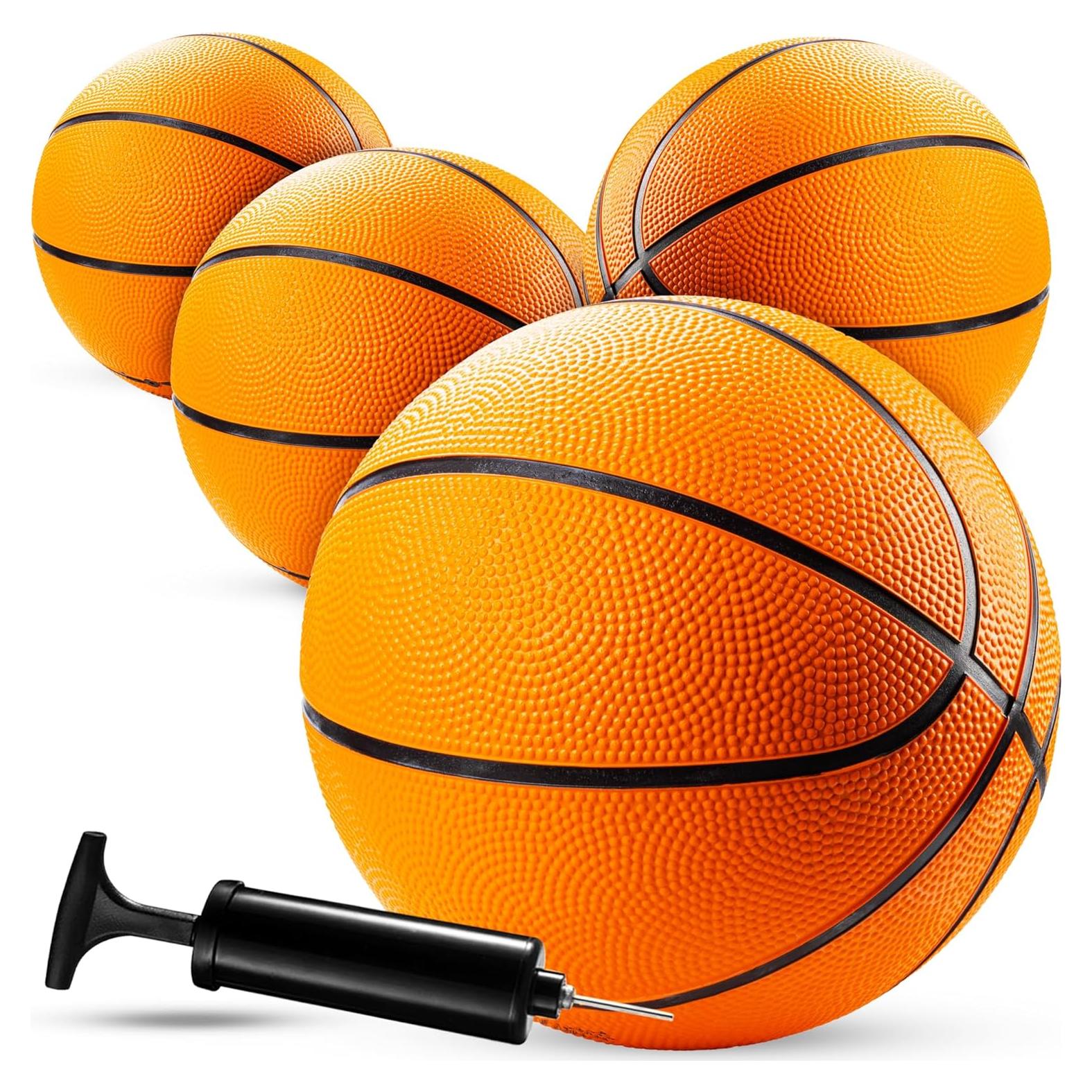 Balón de Baloncesto Mini Bedwina - 17.78 cm - Set 4 Pzs