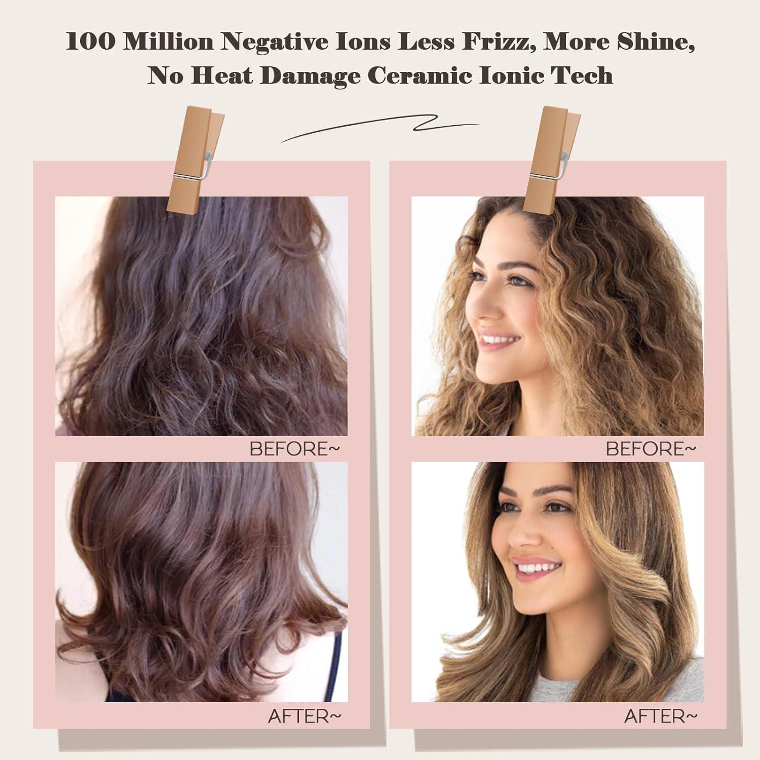 Cepillo Secador de Cabello HAIR TRENDS Doble Voltaje 2" Rosa