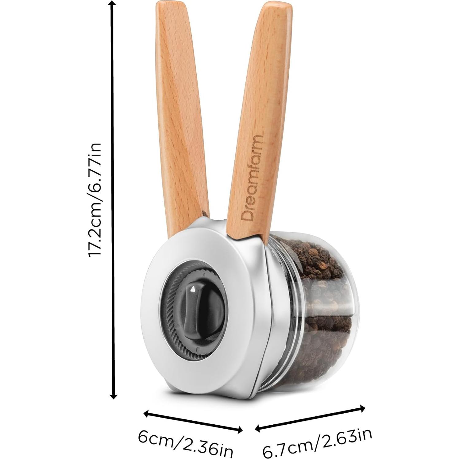 Molinillo de Pimienta Dreamfarm Ortwo Ergonómico 15ml Manual