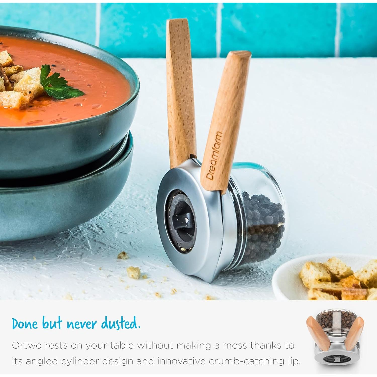 Molinillo de Pimienta Dreamfarm Ortwo Ergonómico 15ml Manual