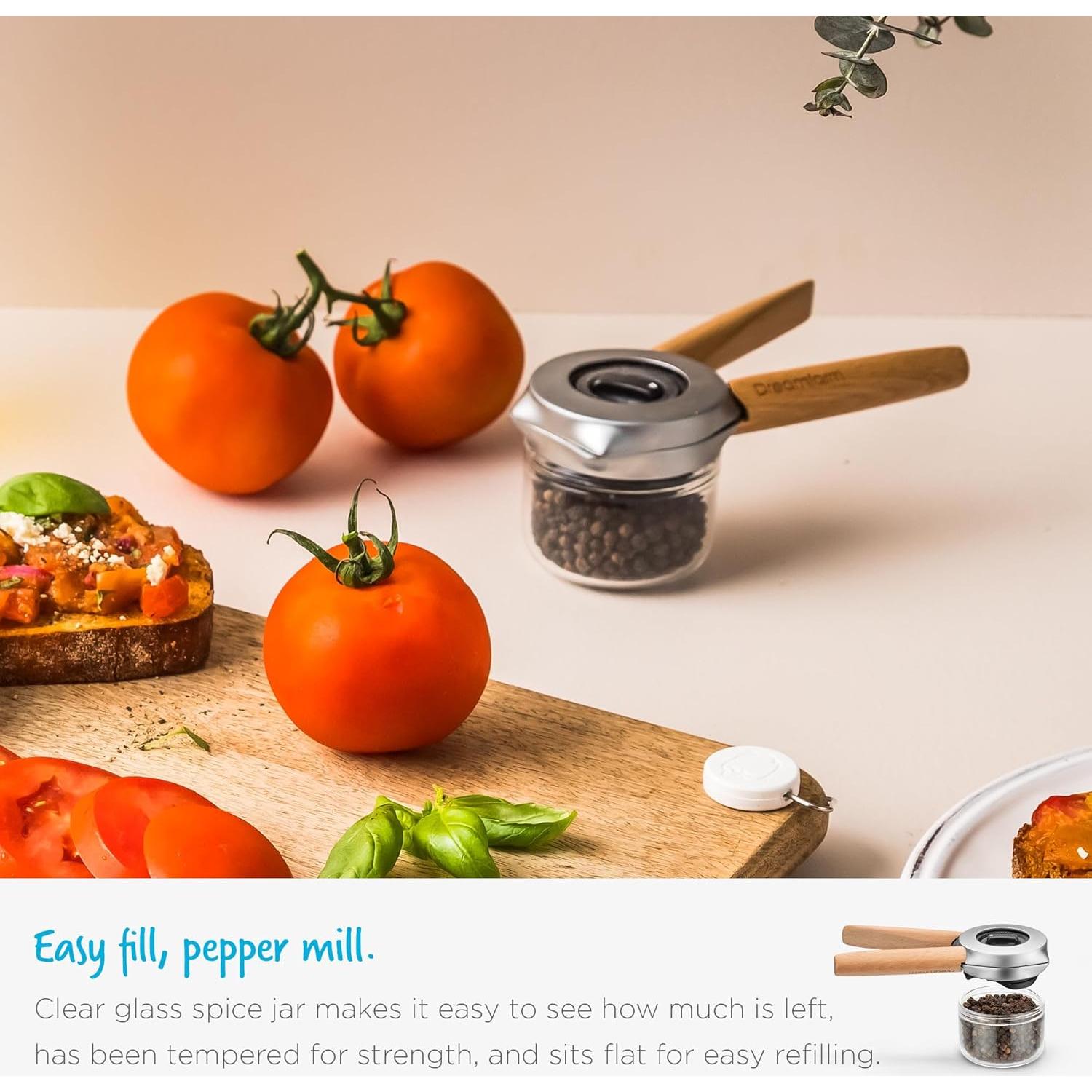 Molinillo de Pimienta Dreamfarm Ortwo Ergonómico 15ml Manual