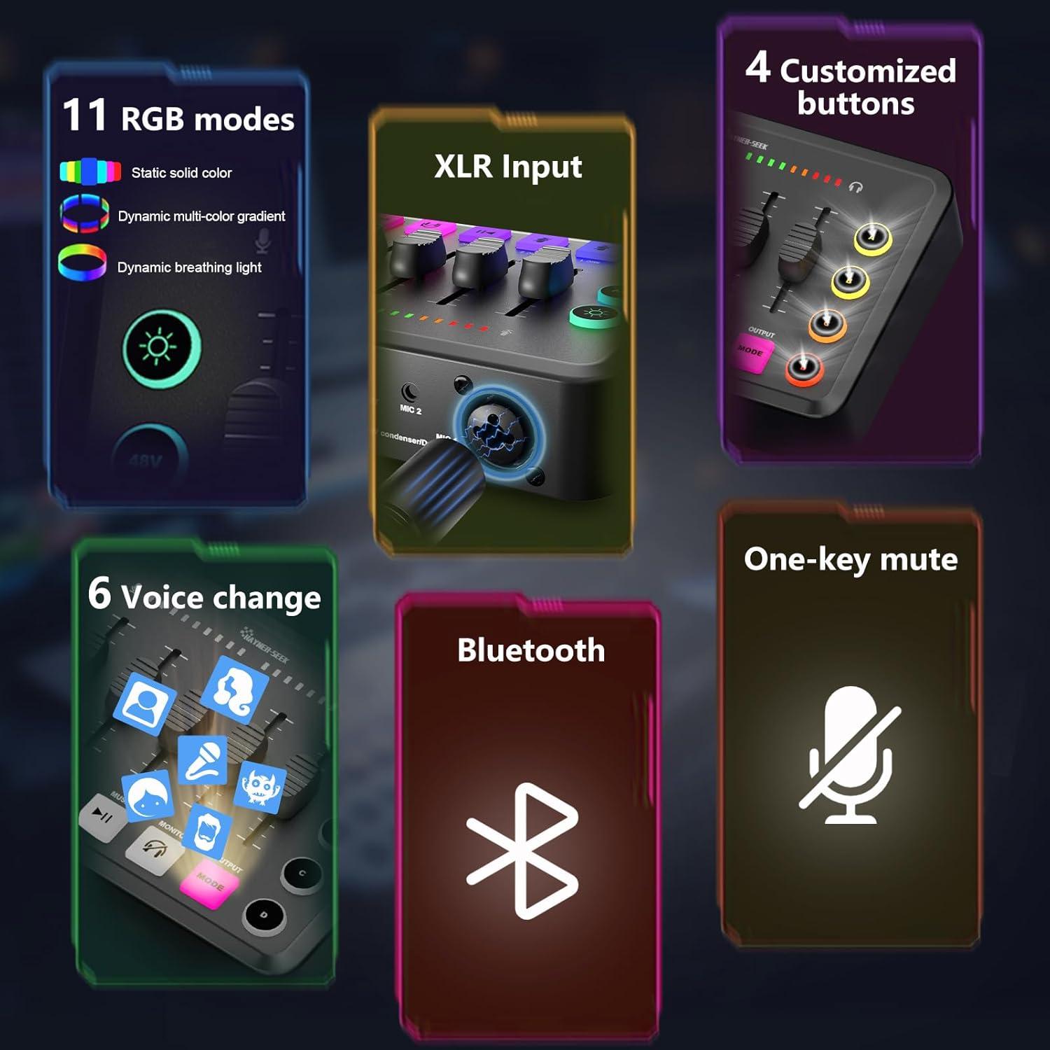 Paquete de Podcast para 2 - Interfaz de Audio y Micrófonos