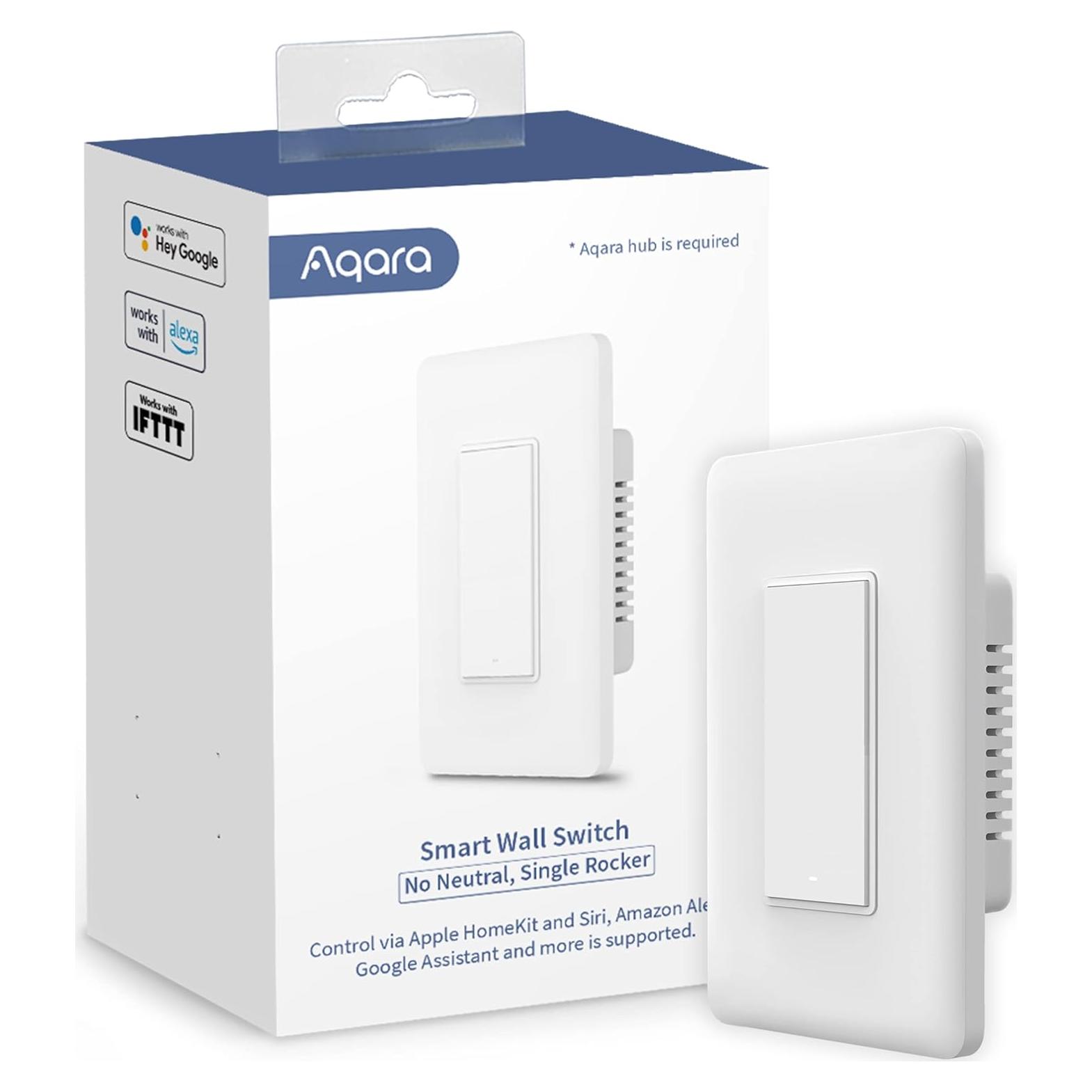 Interruptor de Luz Inteligente Aqara WS-USC01 Sin Neutro