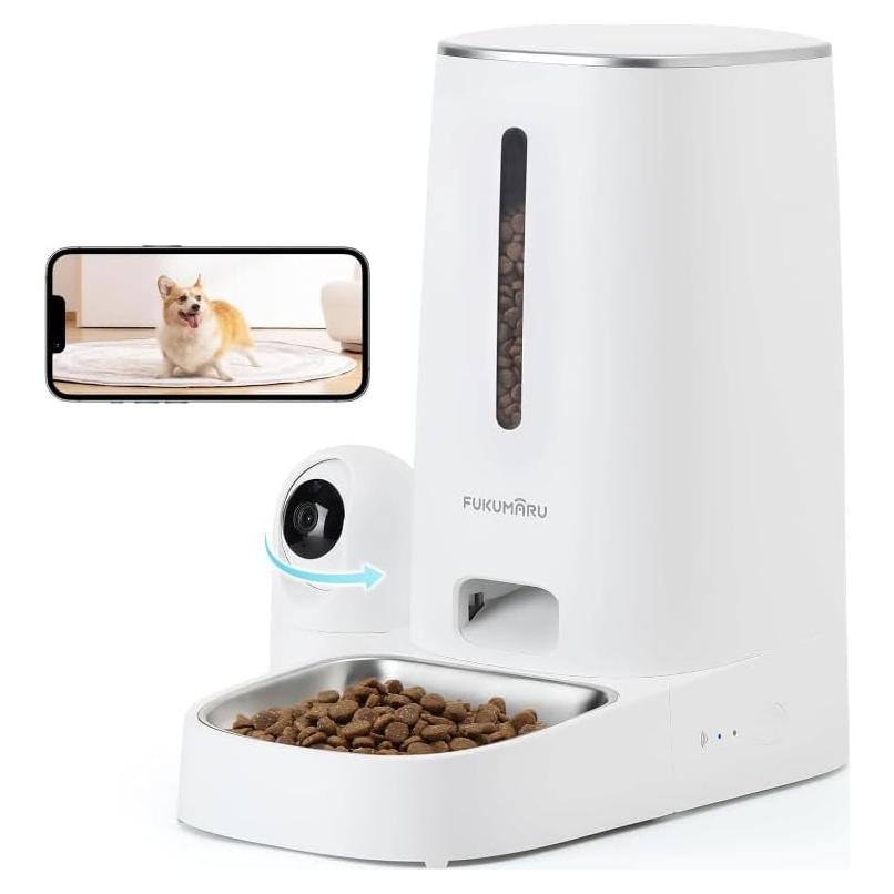 Comedero Automático FUKUMARU para Gatos HD 1080P WiFi