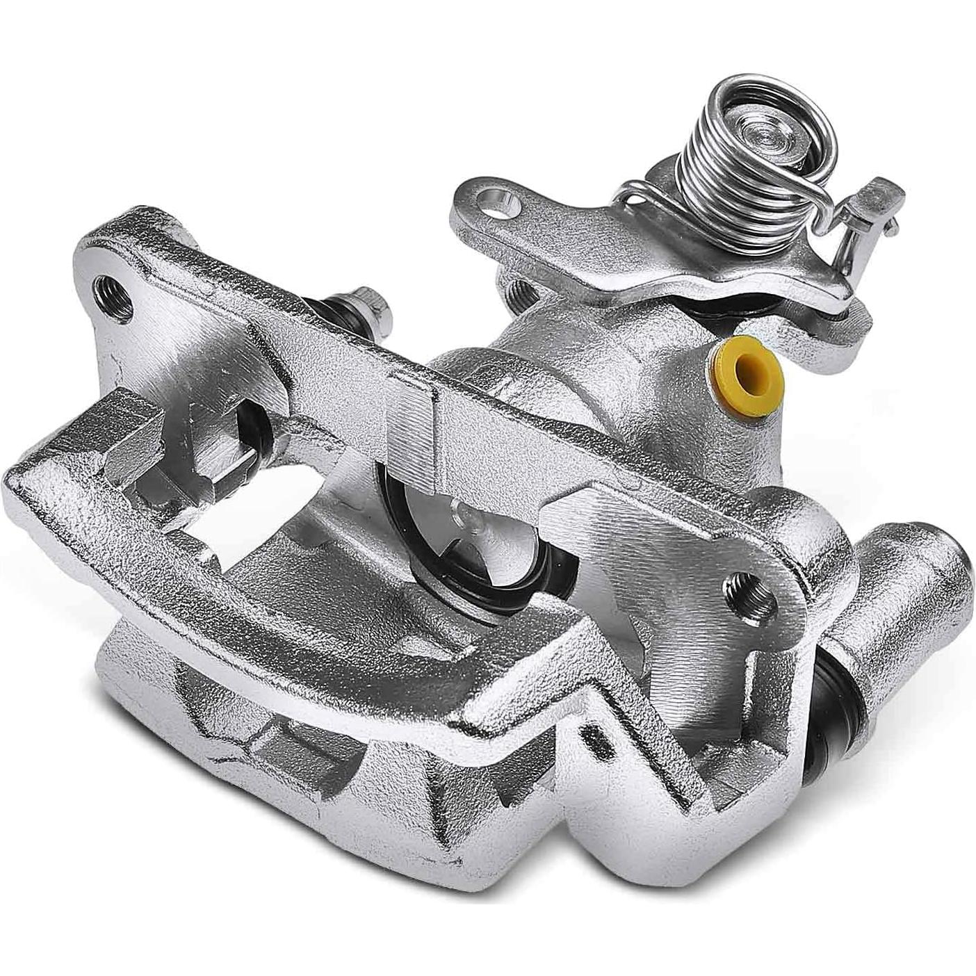 A-Premium Disc Brake Caliper Assembly with Bracket Compatible with Select Toyota Models - Toyota Corolla 1985 1986 1987, 1.6L, RWD - Rear Right Passenger Side