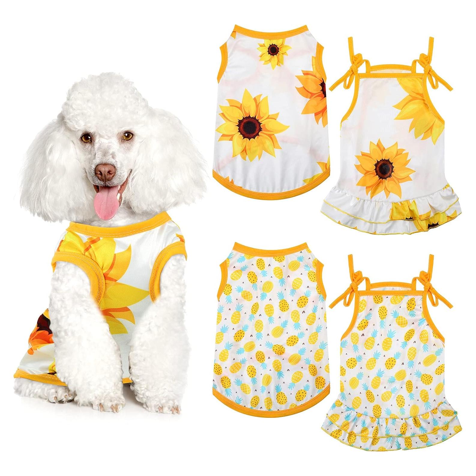 Conjunto Ropa para Mascotas Frienda 4 Piezas Mediano