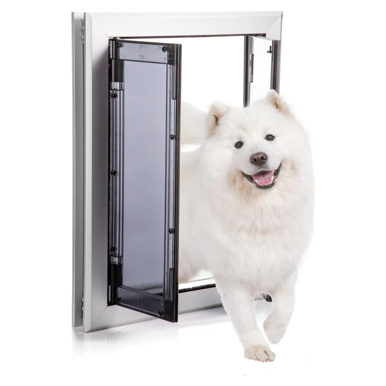 Puerta para Perros Grande Superpotential Aluminio Doble