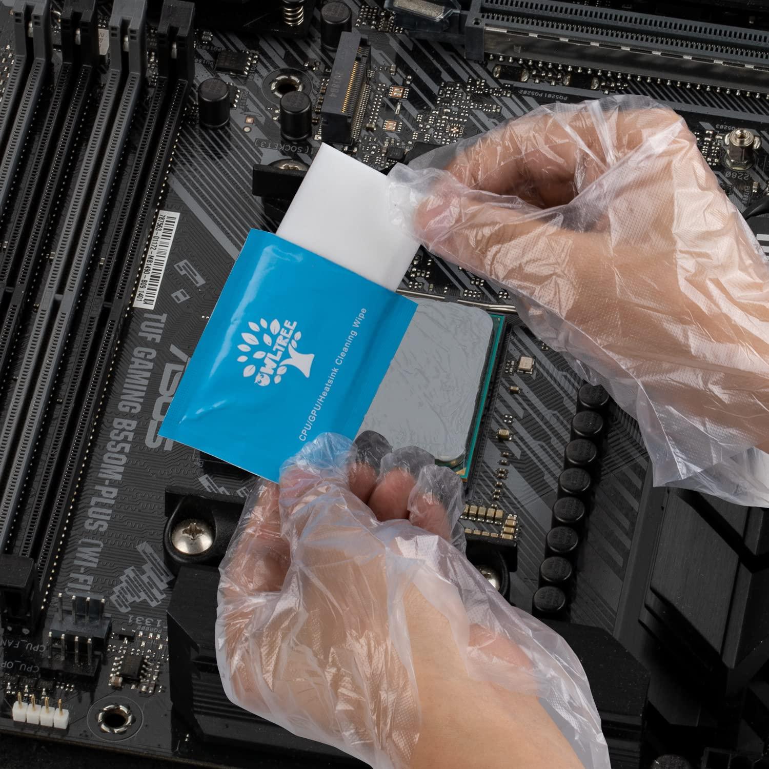 Kit de Limpieza de Pasta Térmica OwlTree 20 Toallitas