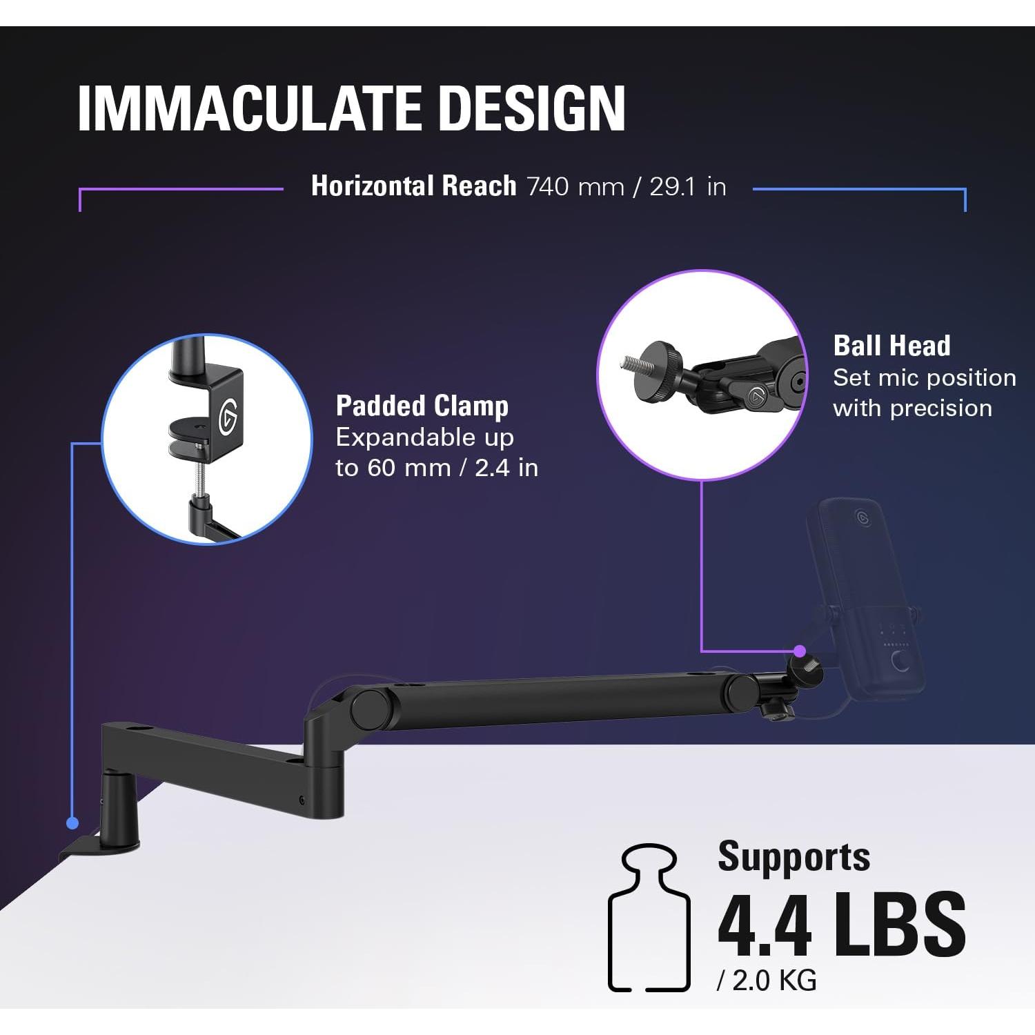 Brazo de Micrófono Elgato Wave Mic Arm LP Ajustable