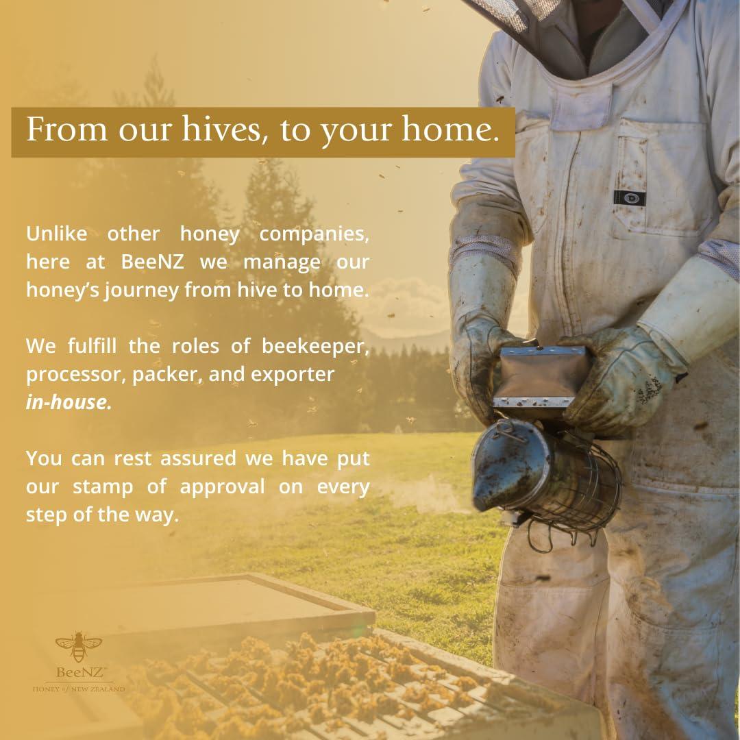 Miel Kanuka Cruda BeeNZ 250g - Endulzante Natural Puro