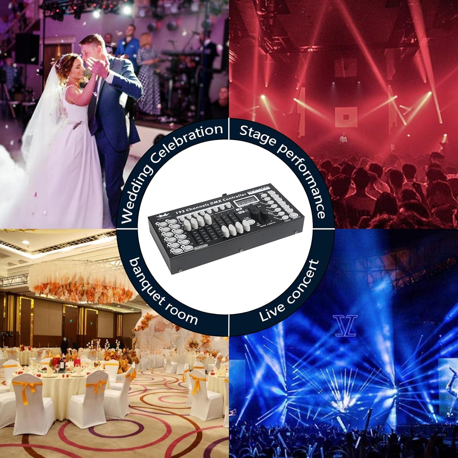 Controlador DMX 192CH DMX-M192 para Iluminación Escénica