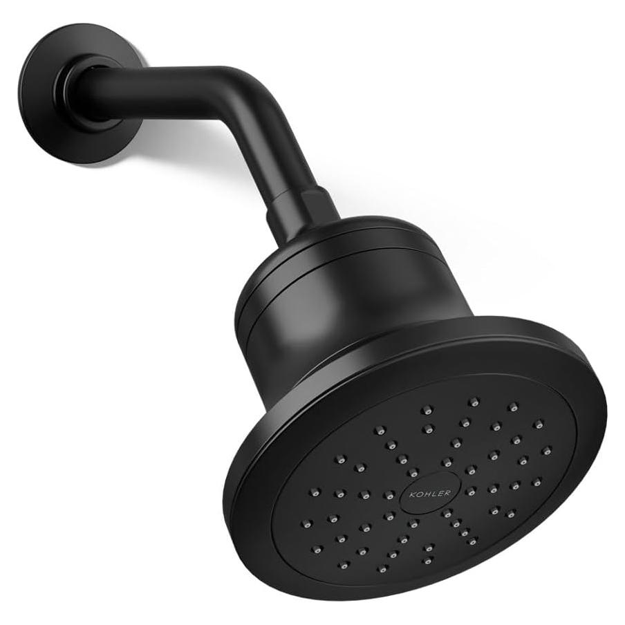 Cabezal de Ducha Filtrado KOHLER Cinq 1.75 GPM Negro Mate