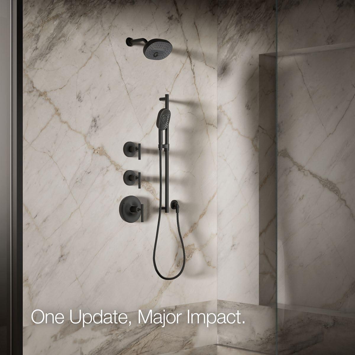 Cabezal de Ducha KOHLER 26290-G-BL 1.75 GPM Negro Mate