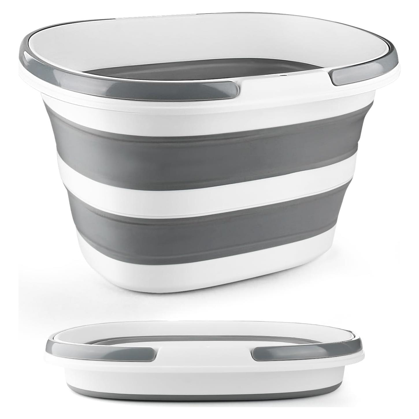 Cubeta Plegable de Silicona BIDFUL 16L para Limpieza y Almacenamiento