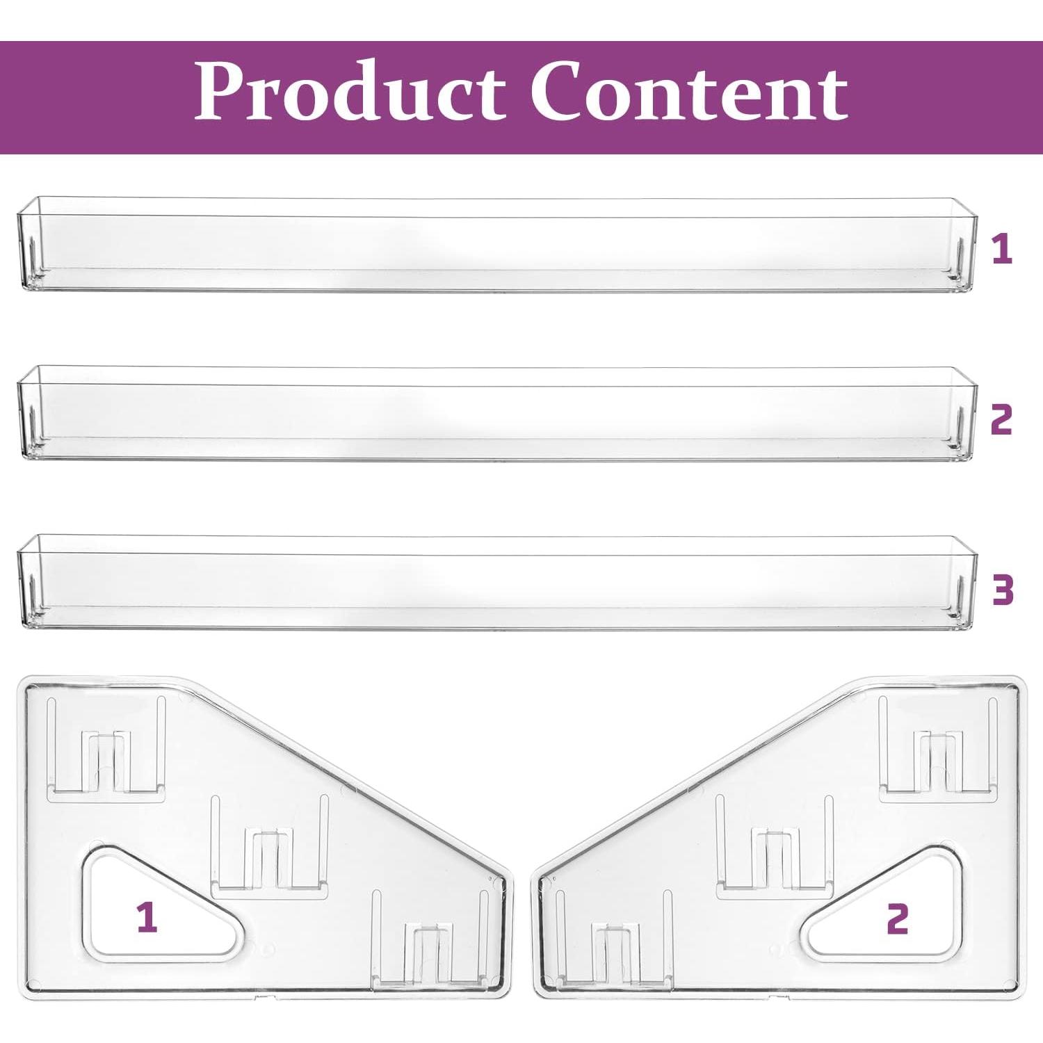 Organizador de Esmaltes JessLab Acrílico 3 Niveles Transparente