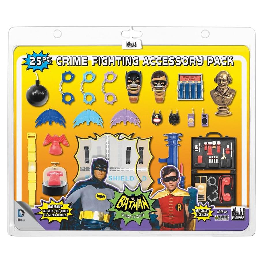 Accesorios Batman Clásicos 25 Piezas para Figuras 20 cm