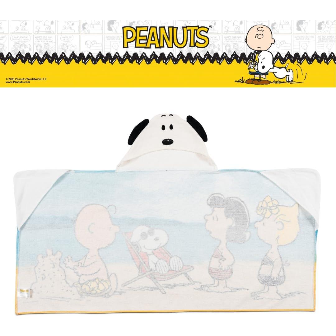 Toalla con Capucha Franco Peanuts 100% Algodón 61x127 cm