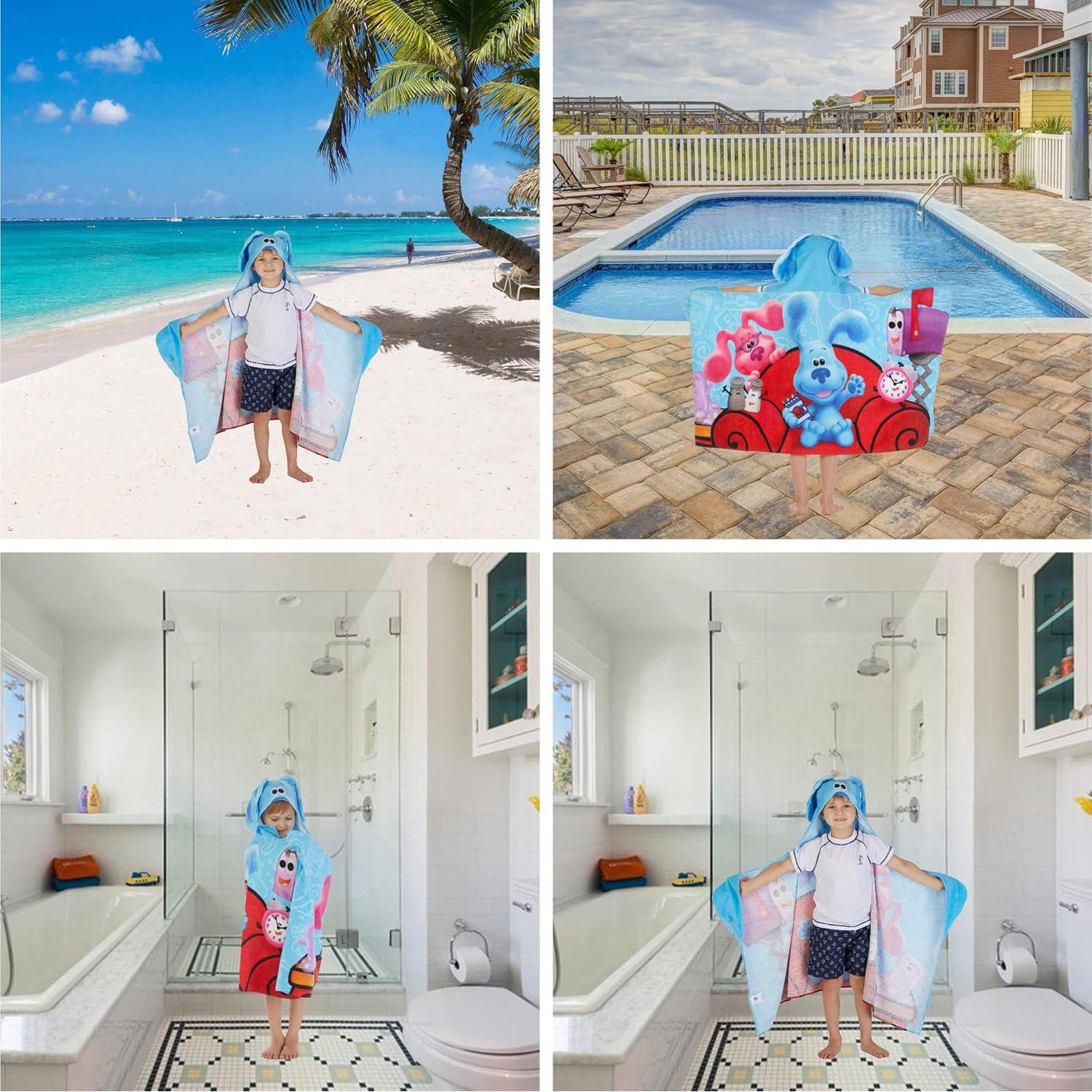 Toalla con Capucha de Algodón Terry Franco Kids 61x127 cm