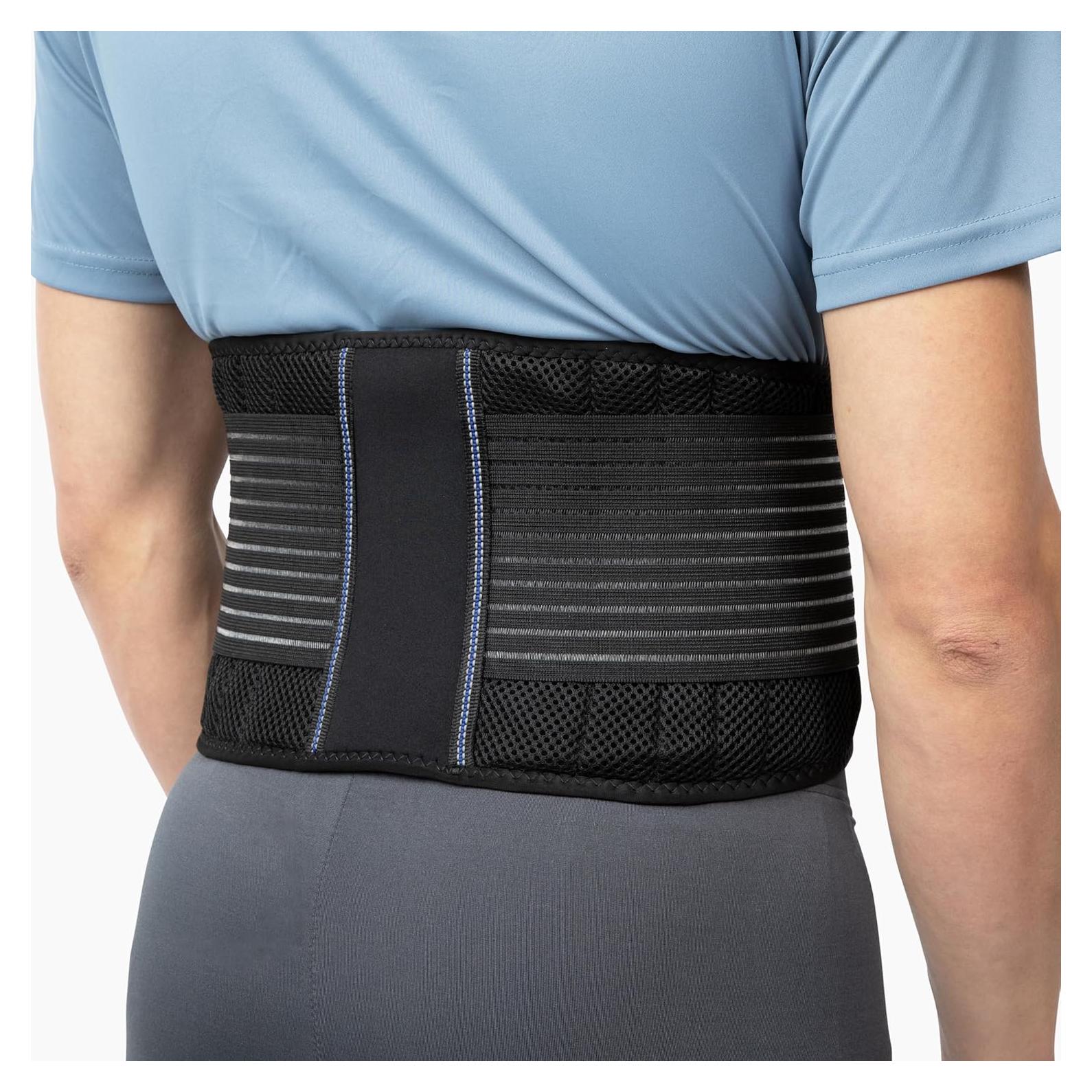 Cinturón Lumbar BraceUP XXL para Alivio de Espalda Baja