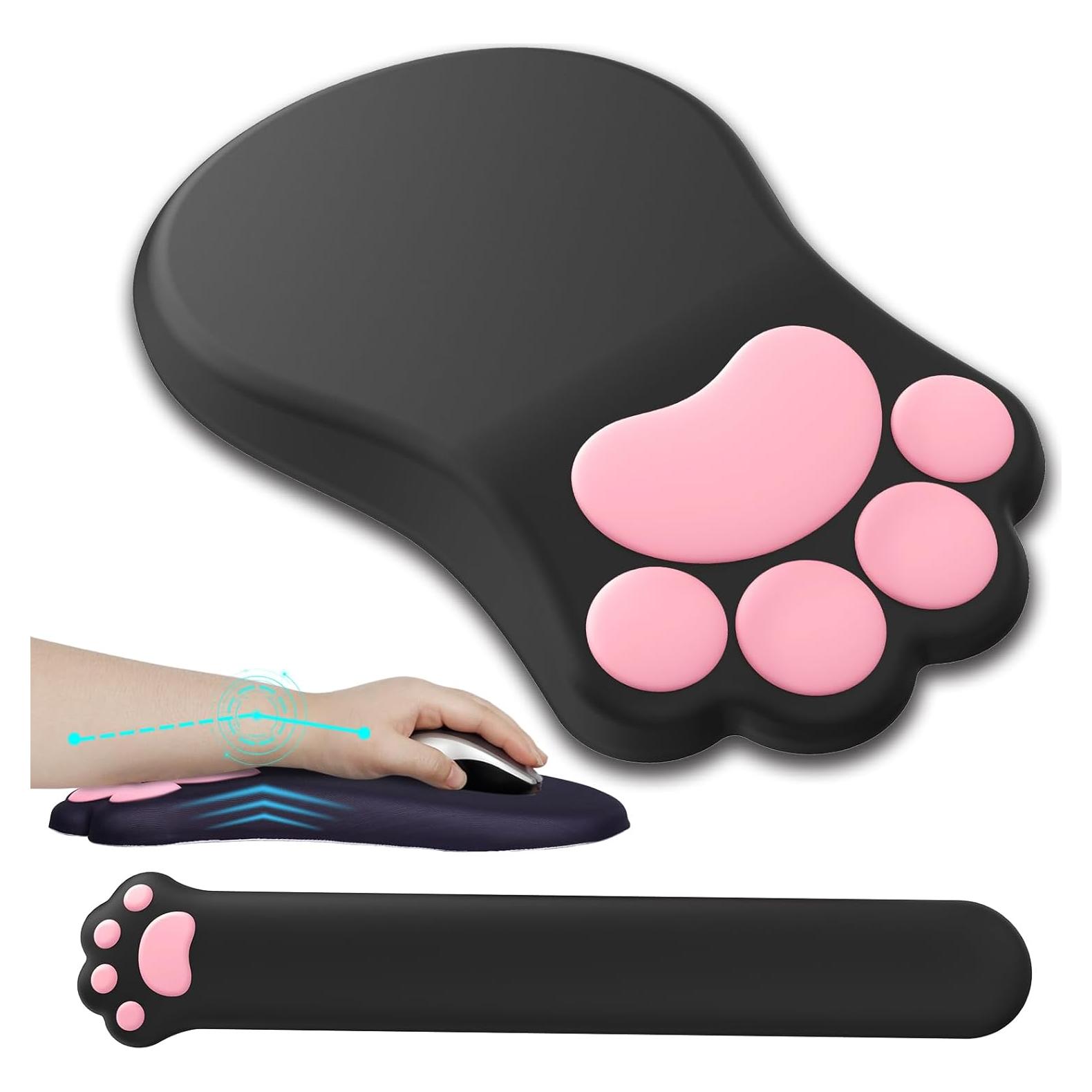 Almohadilla Ergonómica L-SPOUTTO 2 en 1 para Mouse y Teclado