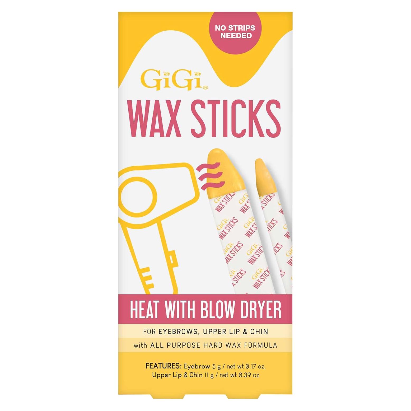 Kit de Cera Dura GiGi para Cejas y Labio Superior - 2 Palitos