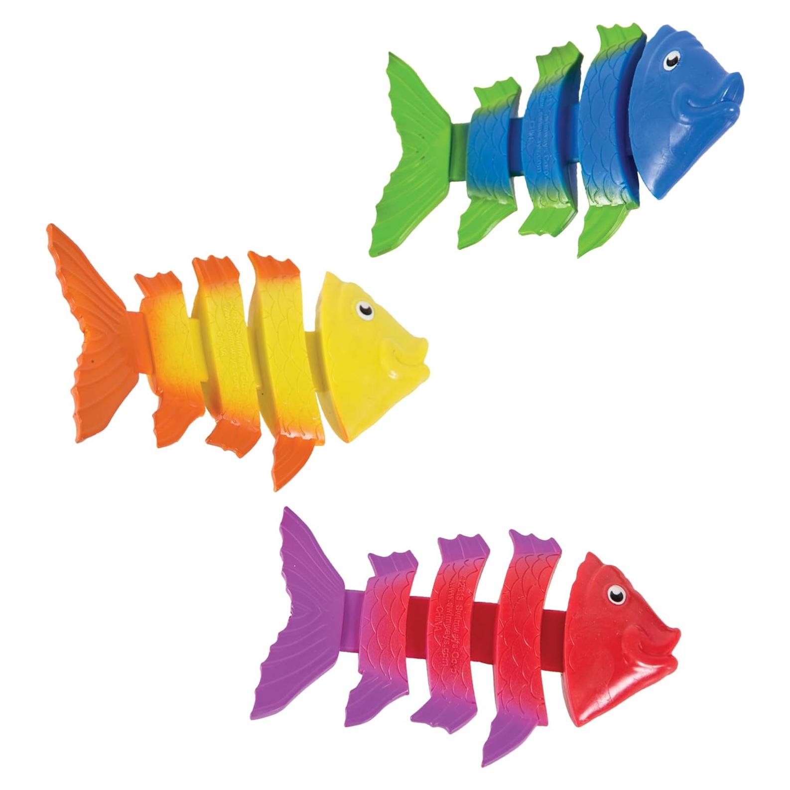 Juguetes de buceo SwimWays Fish Styx - Paquete de 3