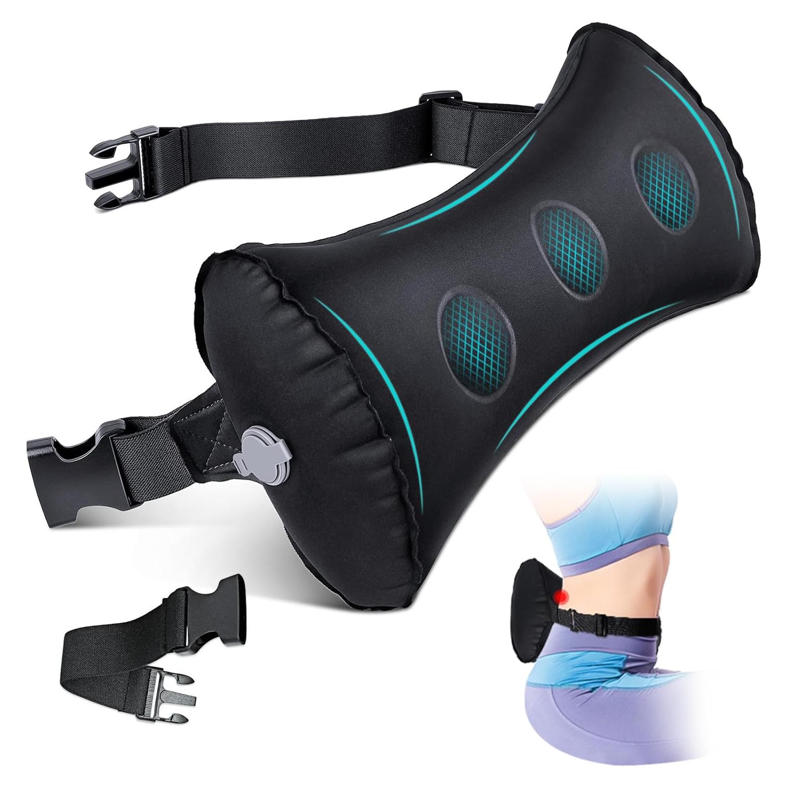 Almohada Lumbar Inflable BLABOK para Viajes y Oficina