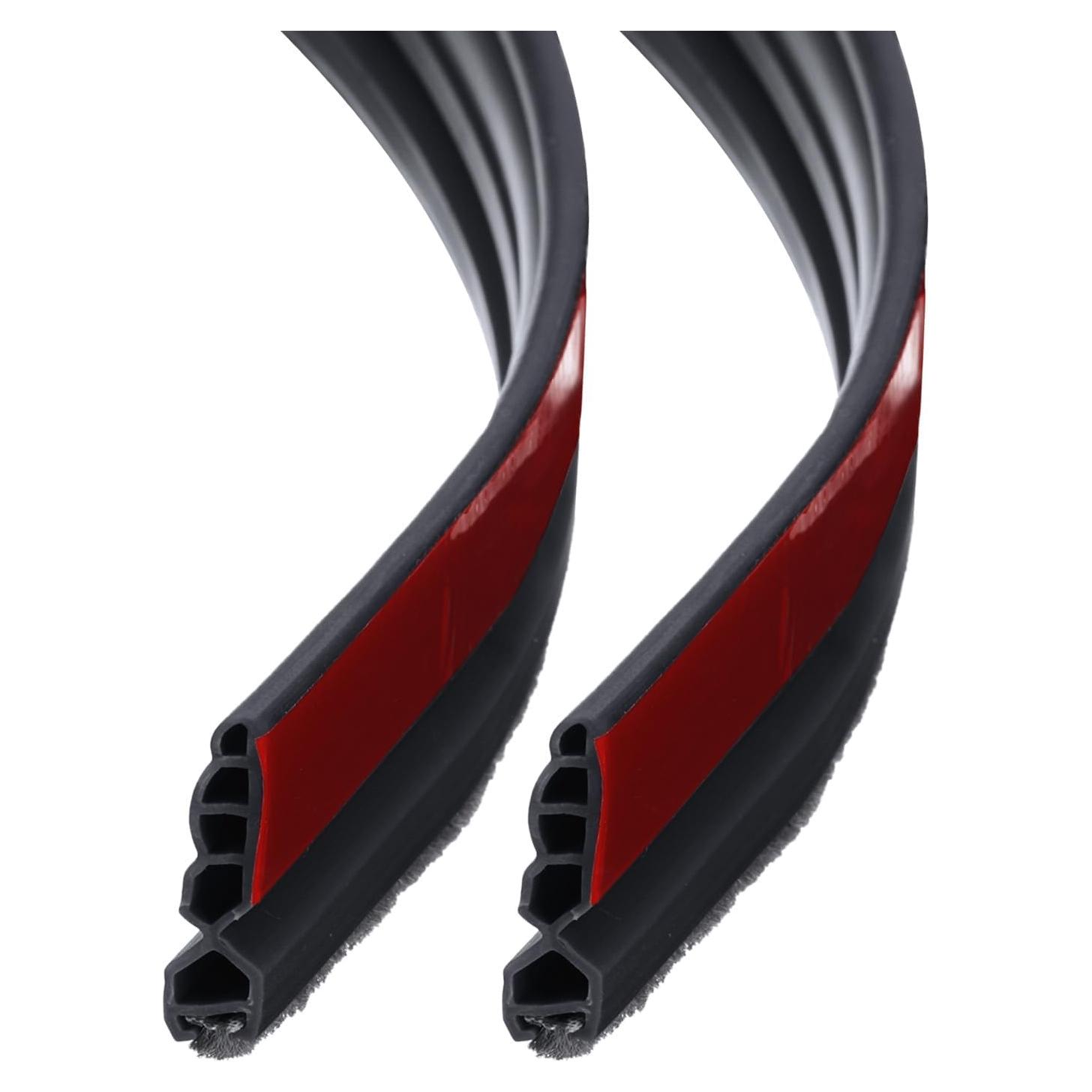 uxcell 2 Tapones de Corrientes de Aire para Puertas 1m Negro