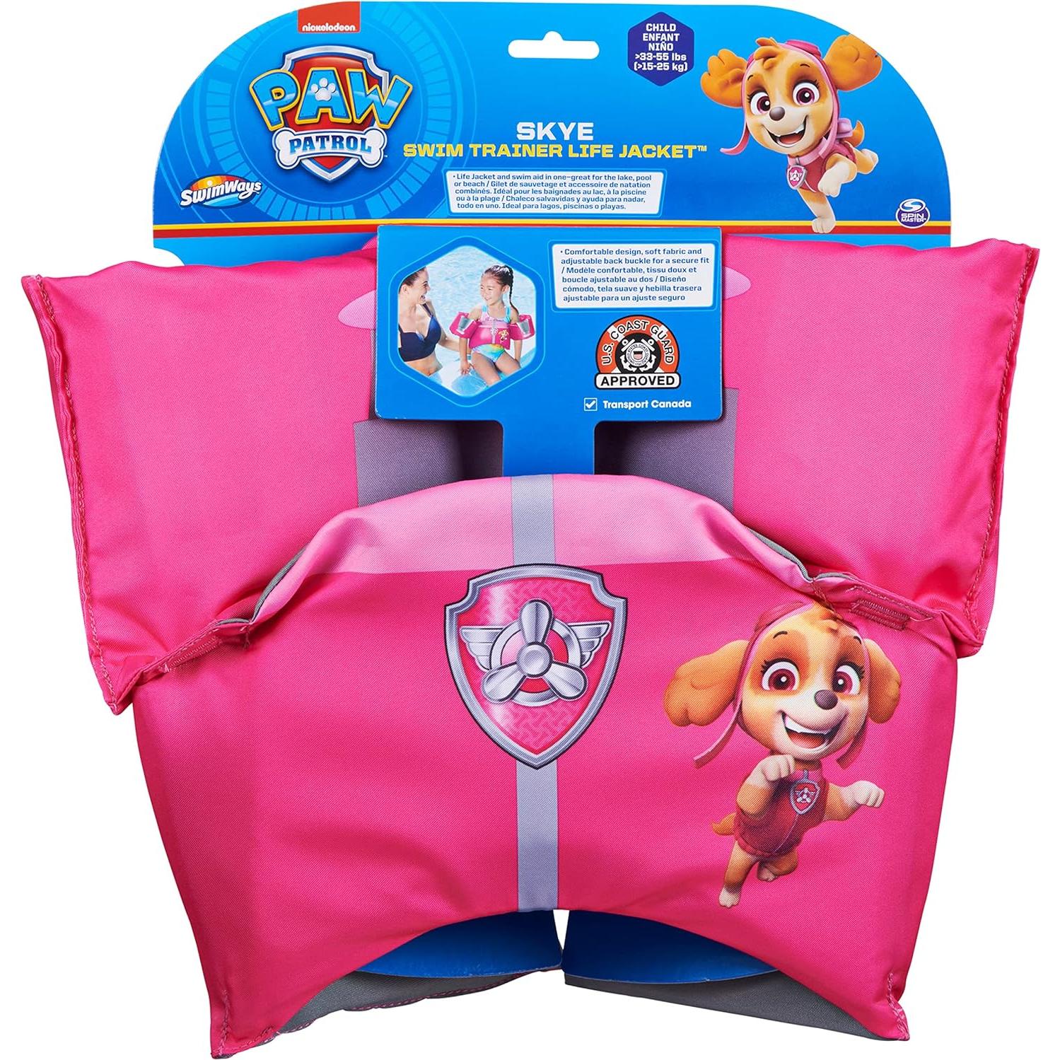 Chaleco Salvavidas Swimways Paw Patrol Skye para Niños