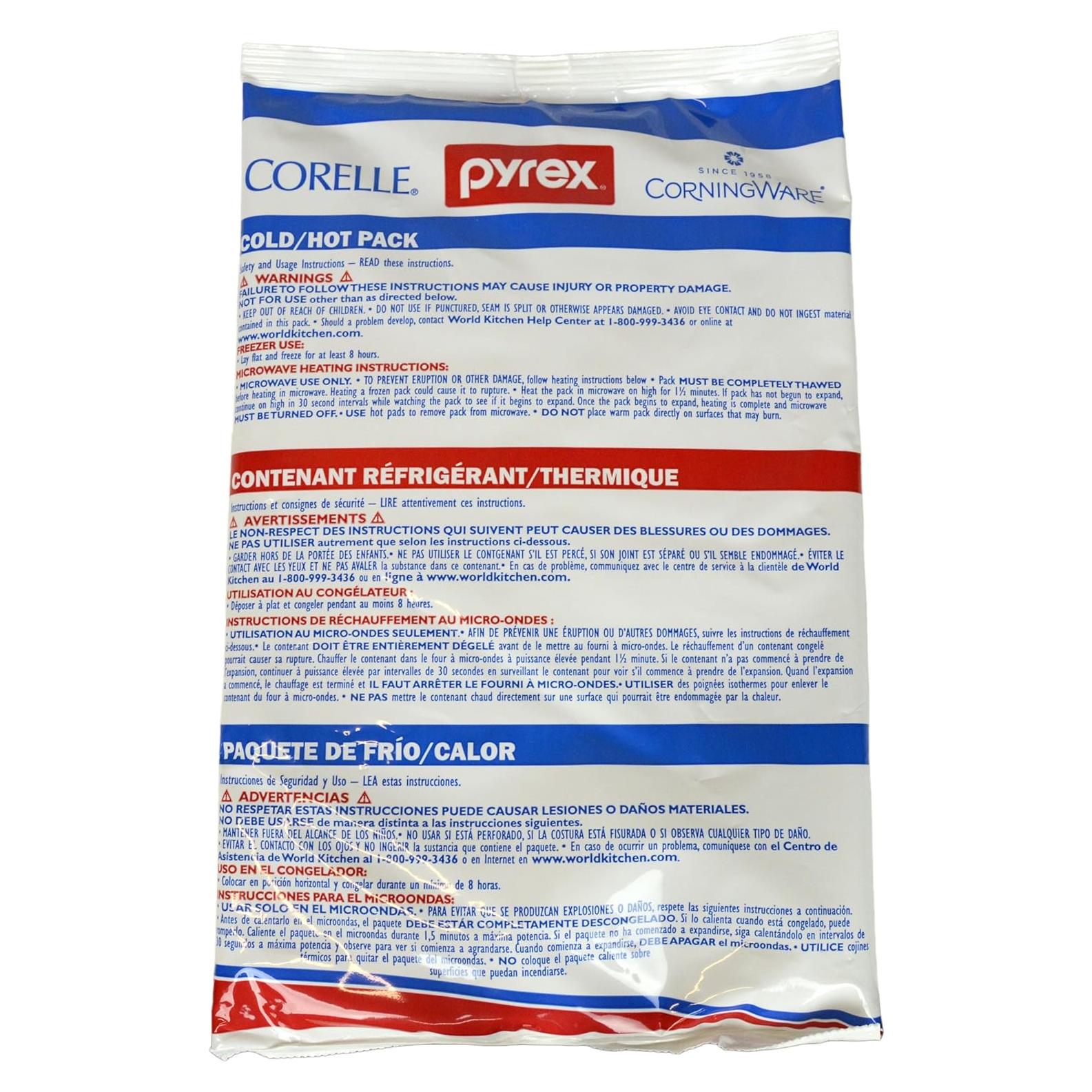 Paquete Térmico y Frío Portátil Pyrex 29.2x17.8 cm