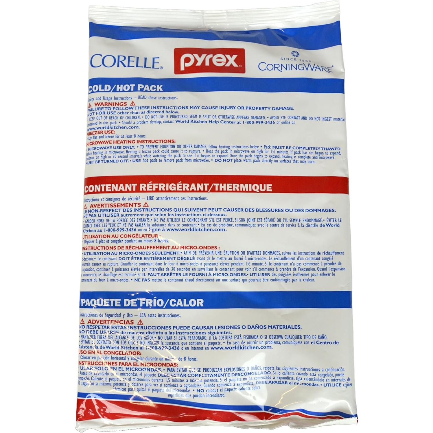 Paquete Térmico y Frío Portátil Pyrex 29.2x17.8 cm