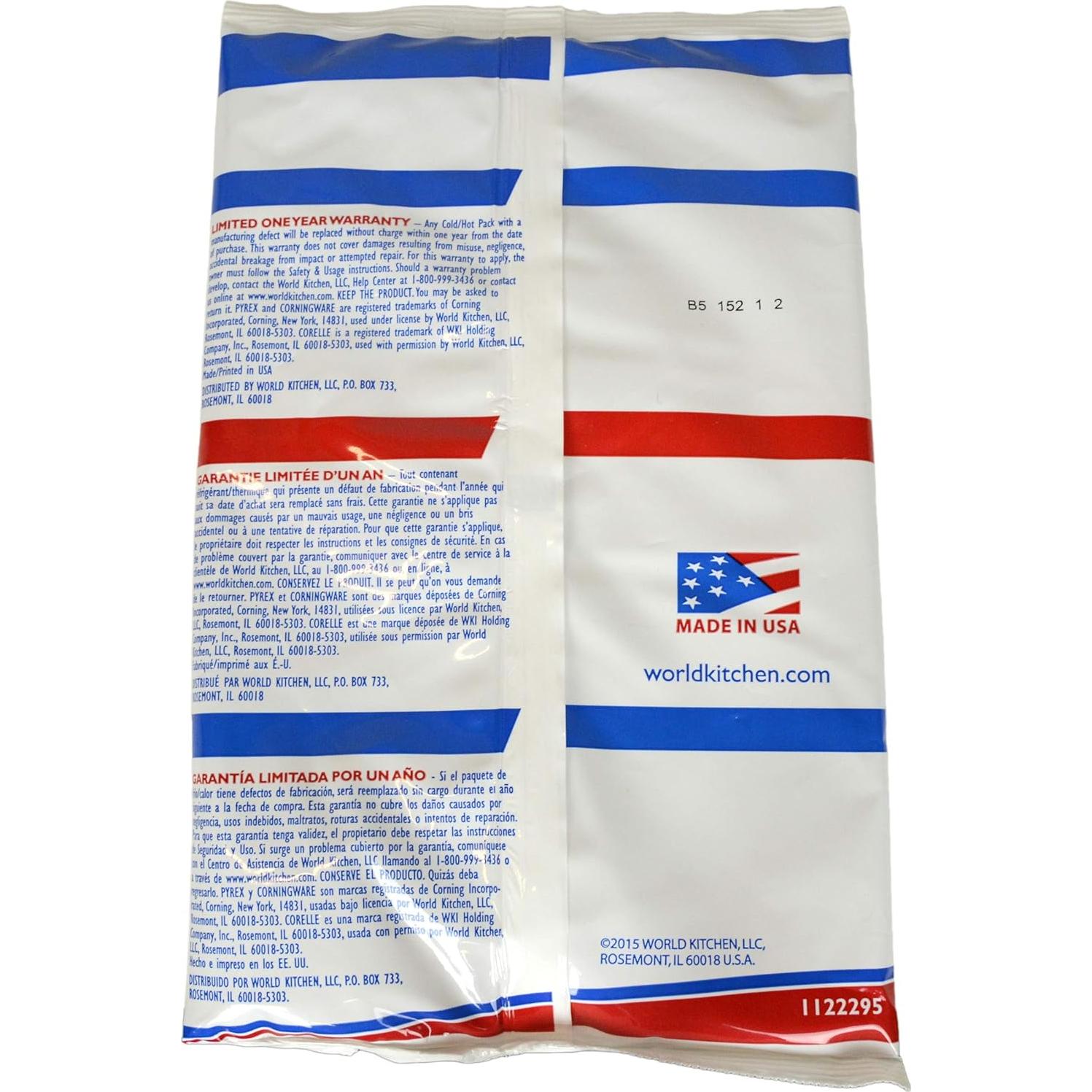 Paquete Térmico y Frío Portátil Pyrex 29.2x17.8 cm