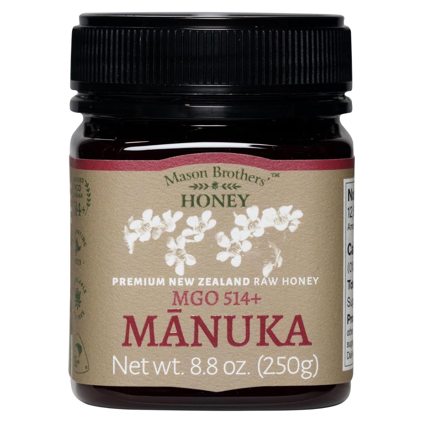Miel Cruda de Manuka MGO 514+ Mason Brothers 248g Nueva Zelanda