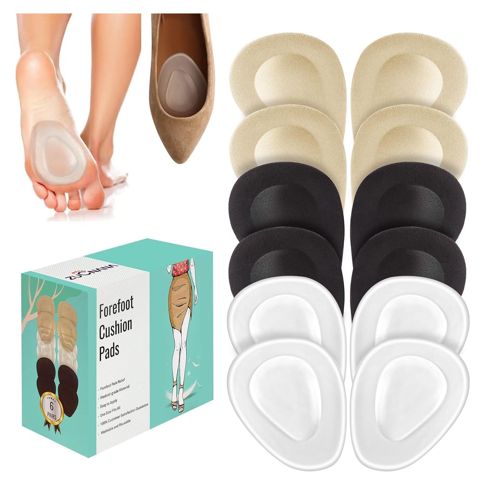 Almohadillas Metatarsales ZUCNANA Gel Antideslizantes 12 Pzas