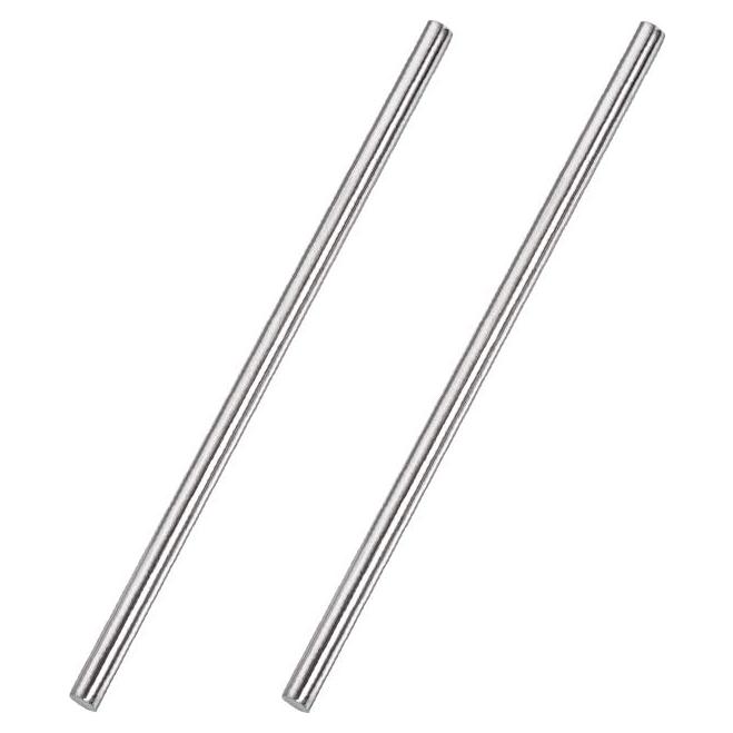 Barra Redonda Sólida de Acero Inoxidable 304 Uxcell 4mm x 100mm - 2pcs