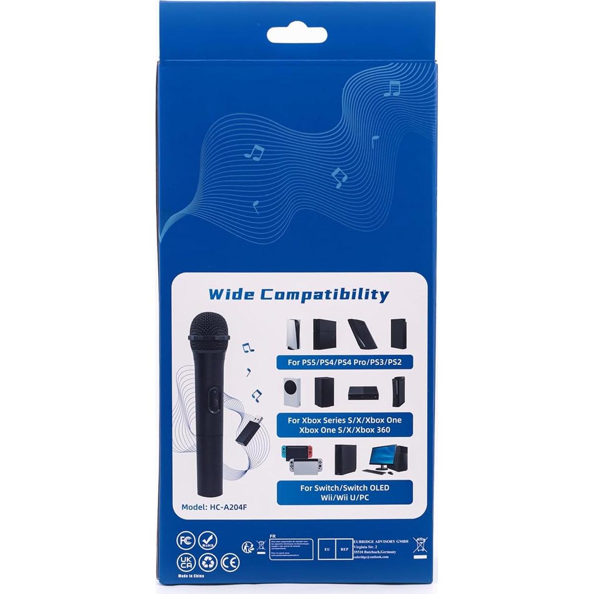 Mcbazel Micrófono Inalámbrico USB 2 Paquete para Juegos