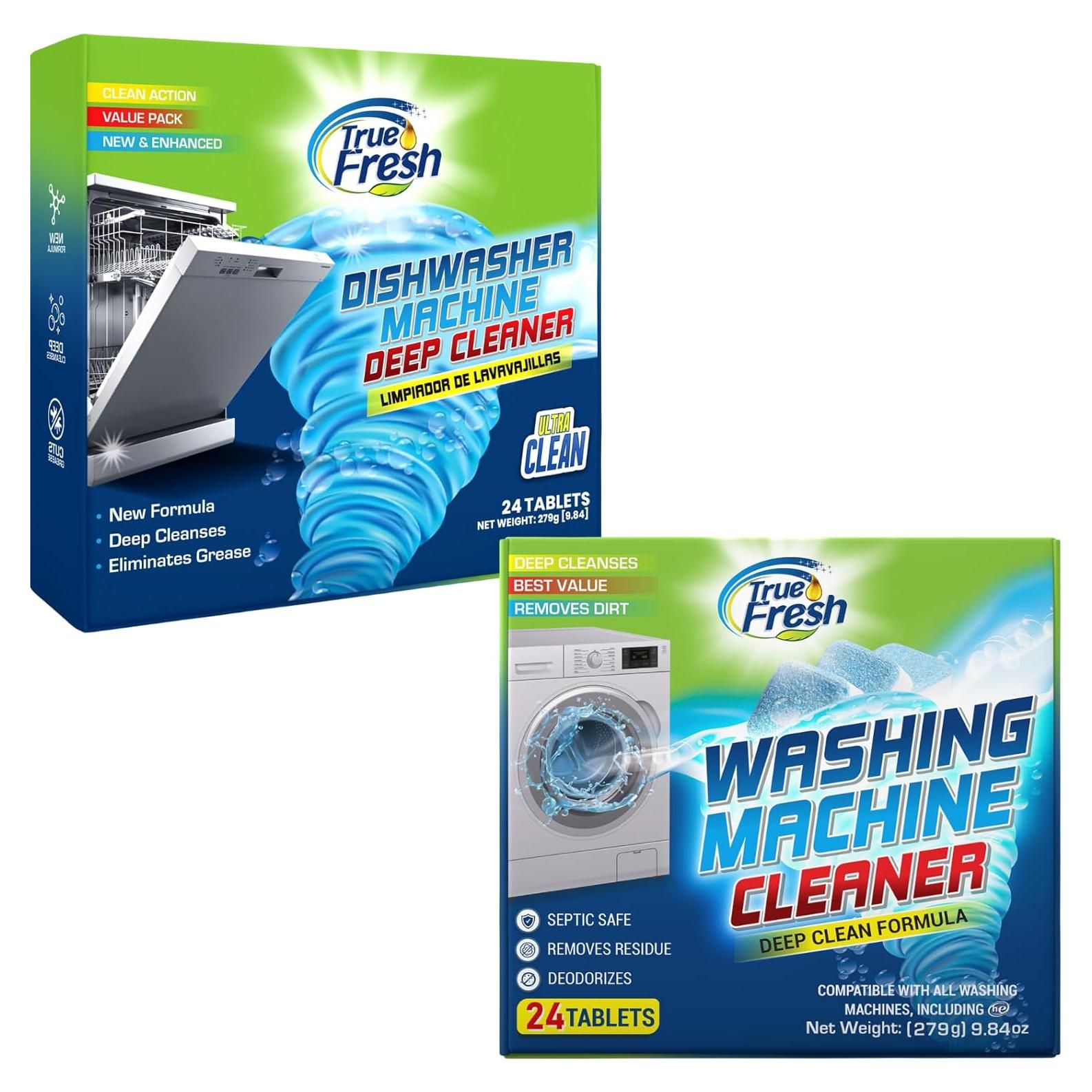 Tabletas Limpiadoras de Lavadora y Lavavajillas Smart Vision - 48 PCS