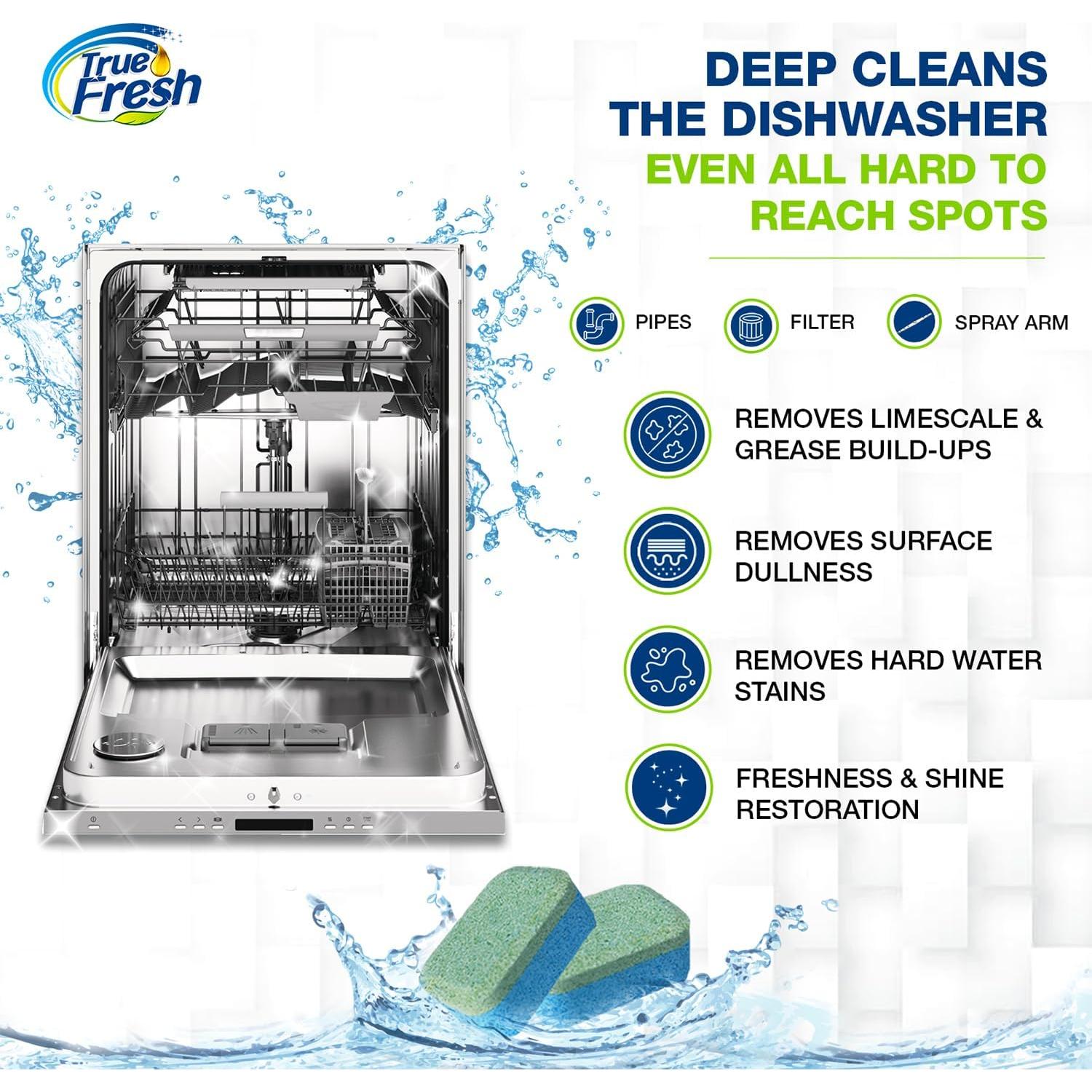 Tabletas Limpiadoras de Lavadora y Lavavajillas Smart Vision - 48 PCS