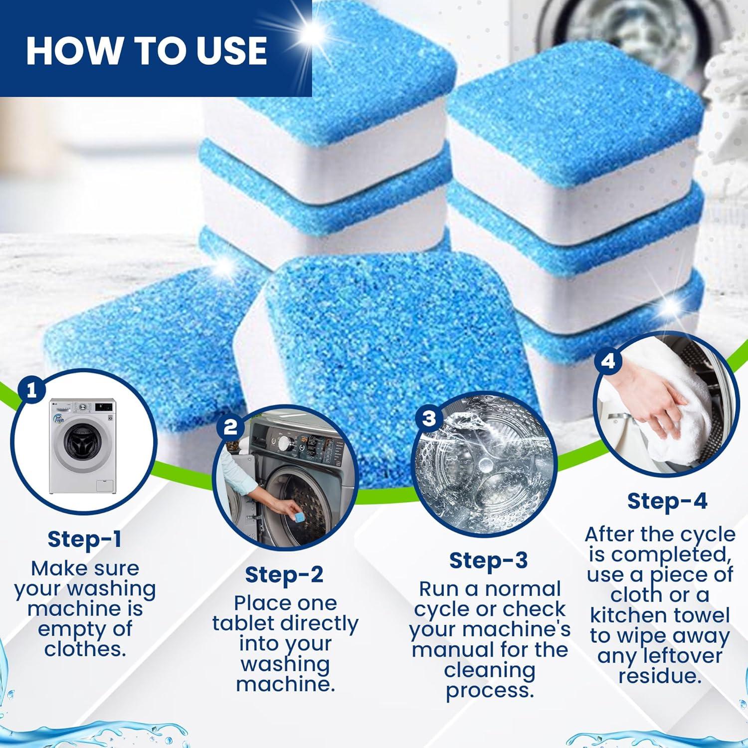 Tabletas Limpiadoras de Lavadora y Lavavajillas Smart Vision - 48 PCS