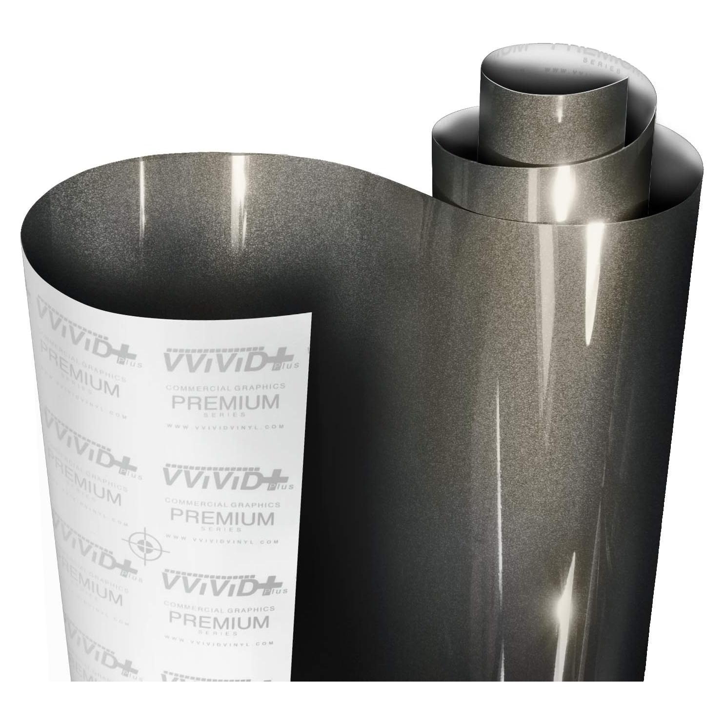 Vinilo Envoltura VViViD Ultra Gloss Gris 0.30m x 1.52m