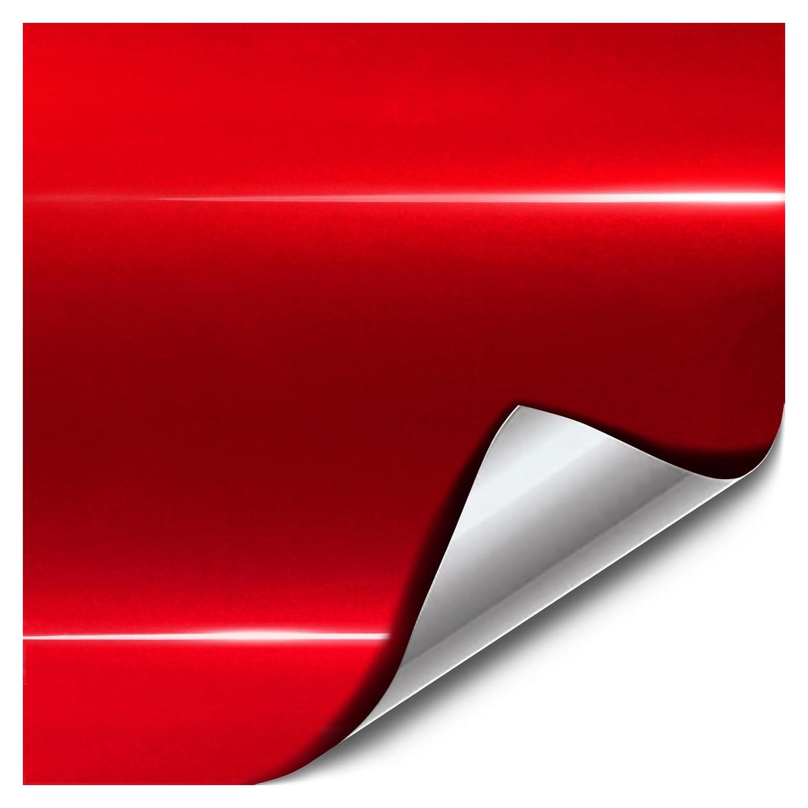 Vinilo Envoltura Coche VViViD Metal Líquido Rojo 0.30m x 1.52m