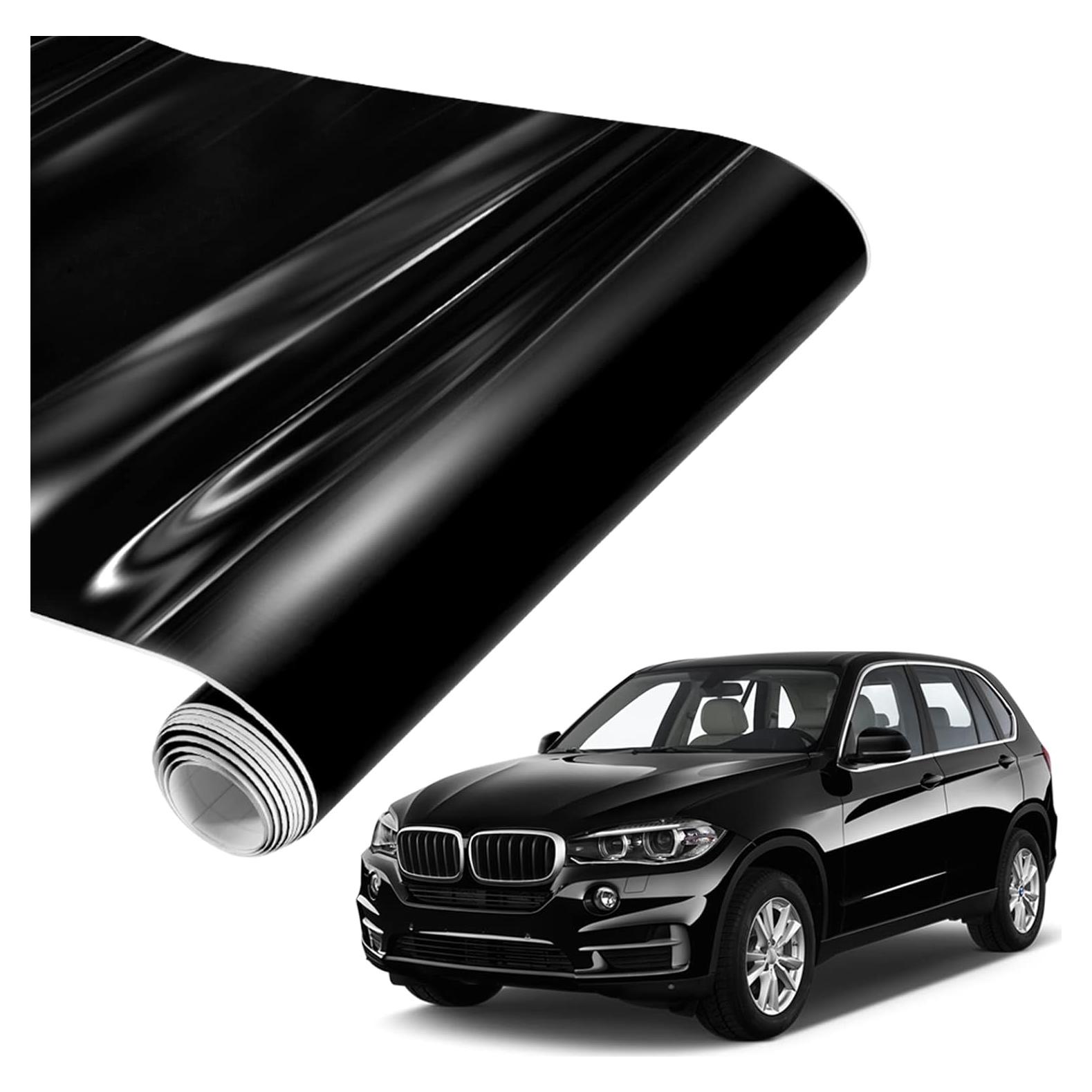 Envoltura de Vinilo Negro Brillante Spurtar 30.5x152cm