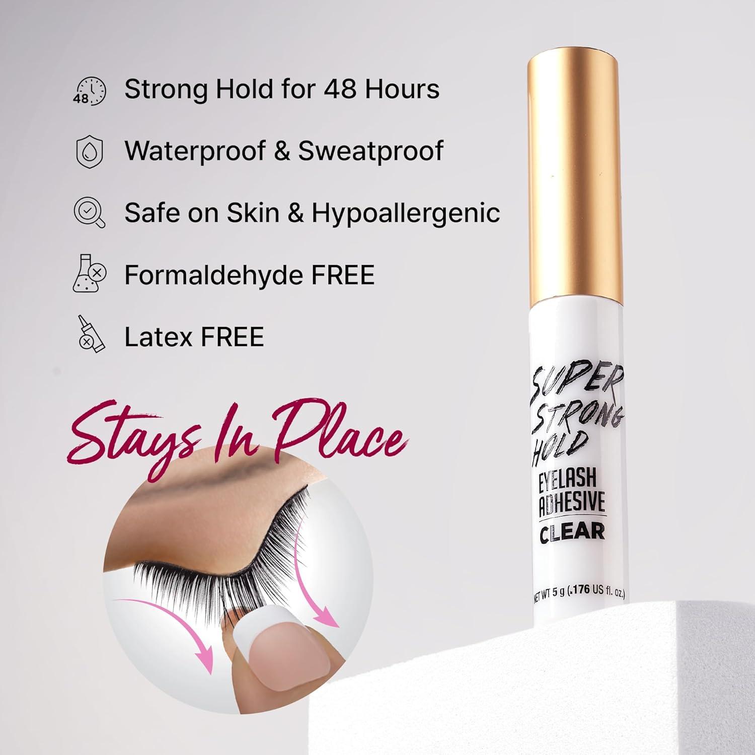 Adhesivo para Pestañas KISS Super Fuerte 5.3 ml Transparente