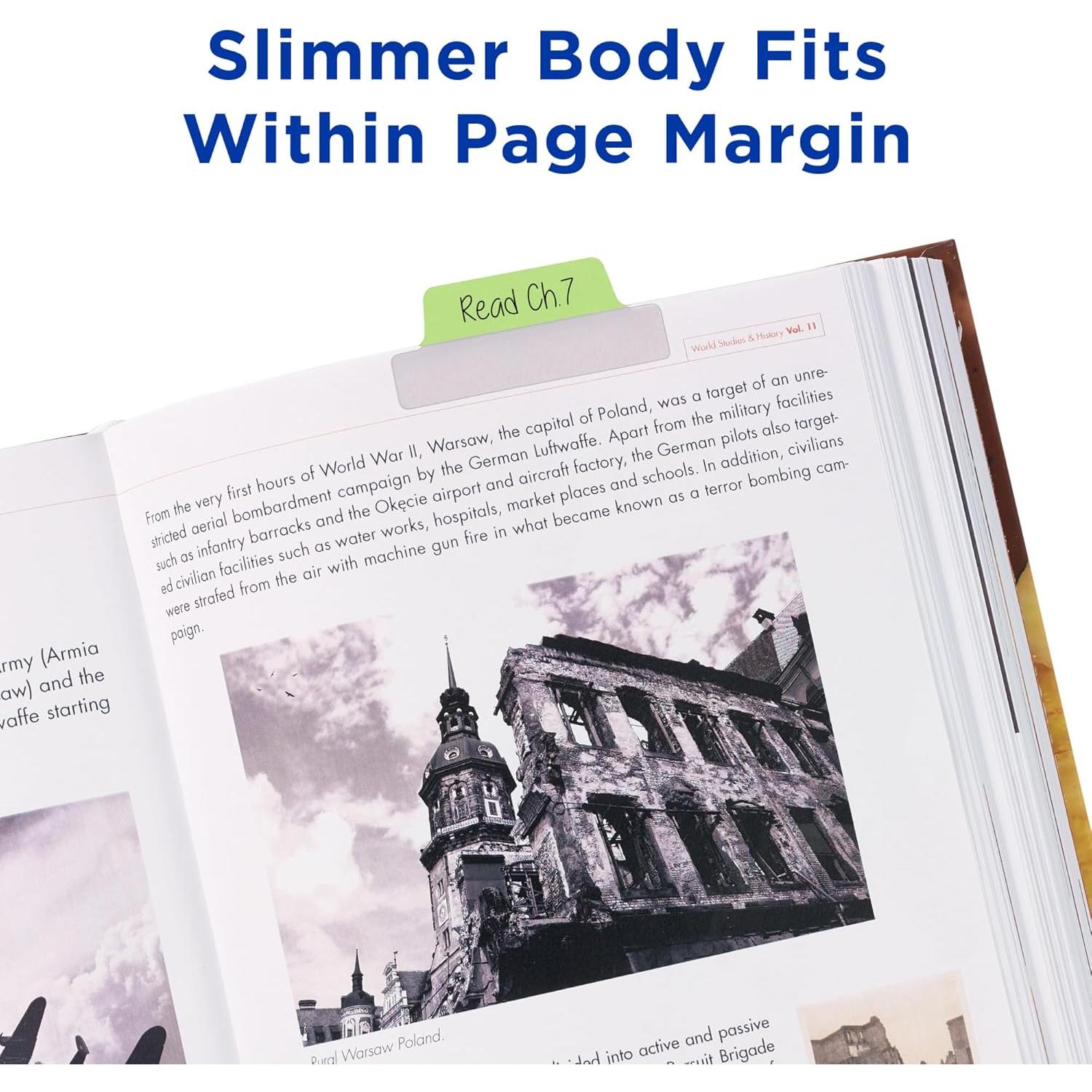 Pestañas Adhesivas Reposicionables AVERY 24 Colores Pastel