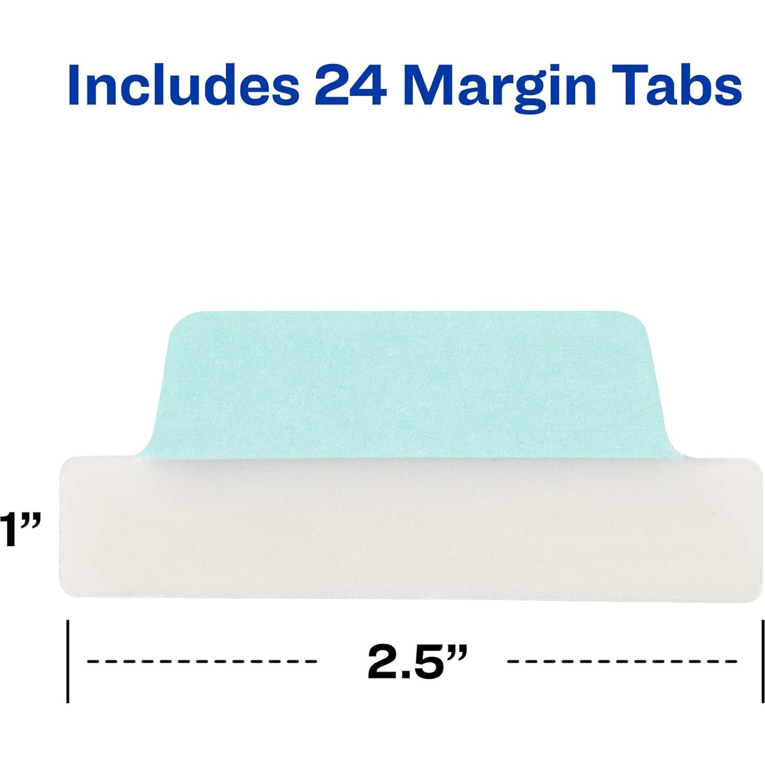 Pestañas Adhesivas Reposicionables AVERY 24 Colores Pastel