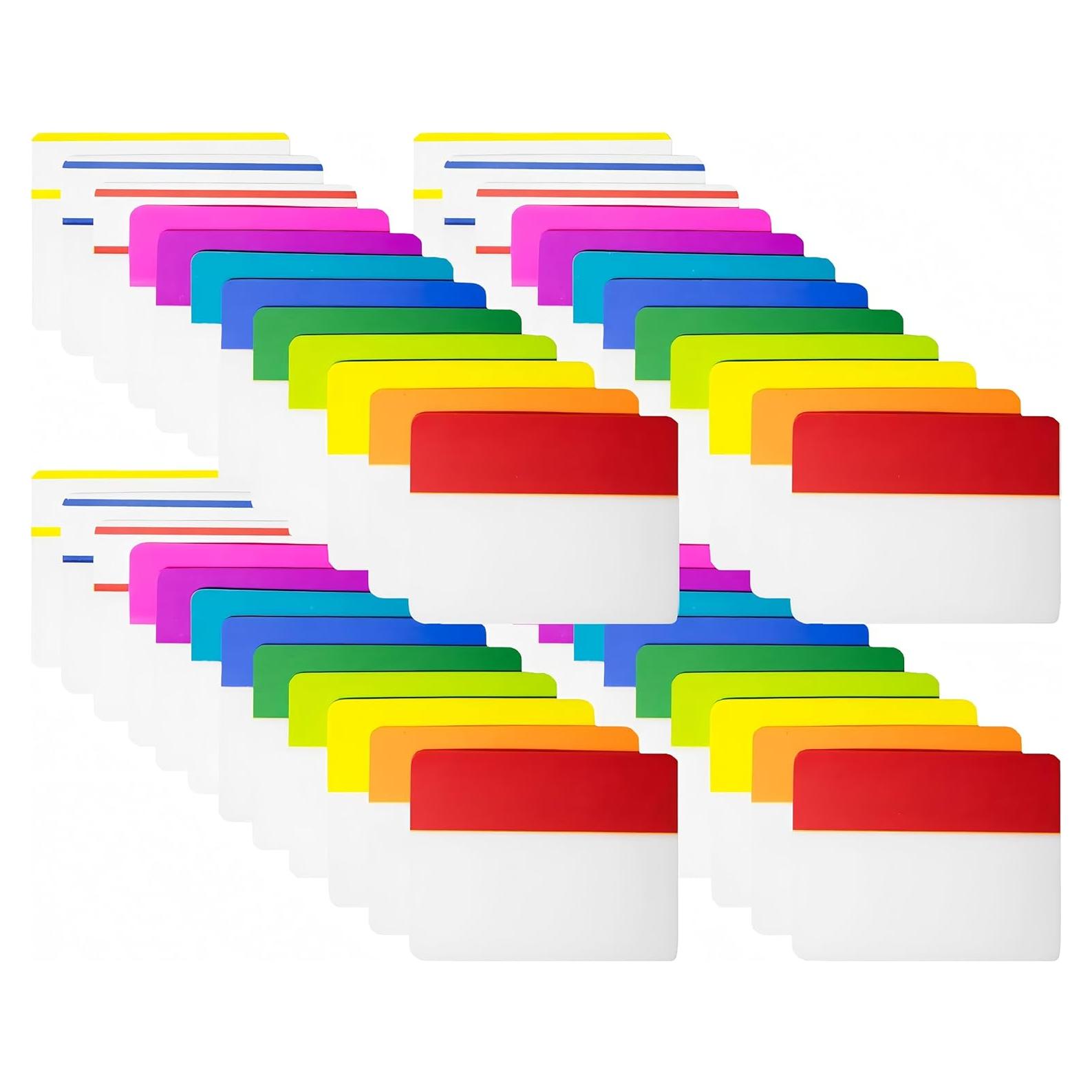 Pestañas Adhesivas KICNIC 960 Piezas 12 Colores Neón 5.8x8.9cm